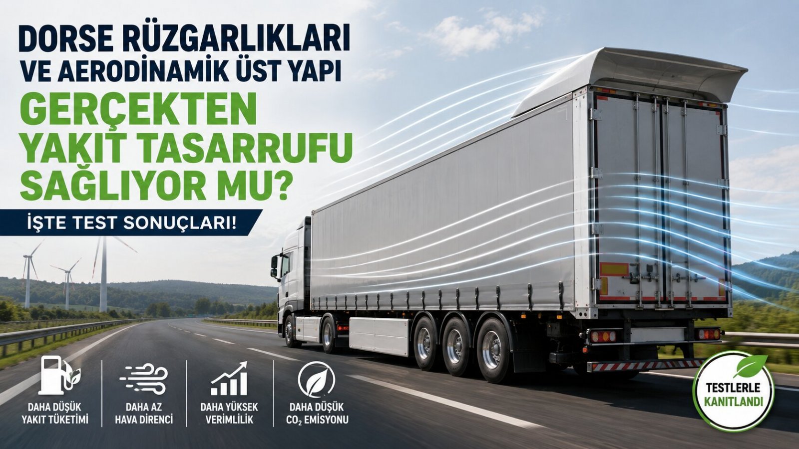 Dorse Rüzgarlıkları Gerçekten Yakıt Tasarrufu Sağlıyor mu? İşte Test Sonuçları
