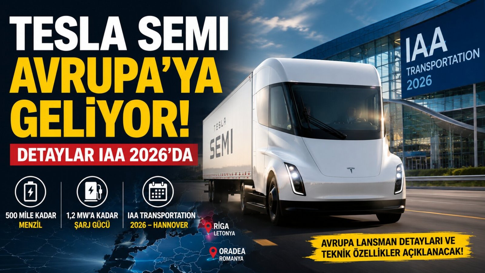 Elektrikli Ağır Ticari Araç Pazarında Dikkat Çeken Avrupa Hamlesi
