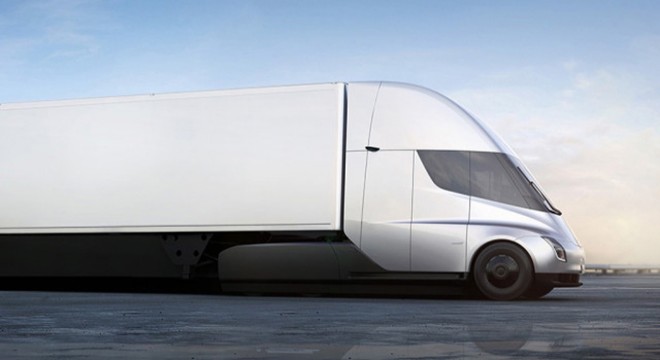 Elektrikli Kamyon Tesla Semi Truck Tanıtıldı
