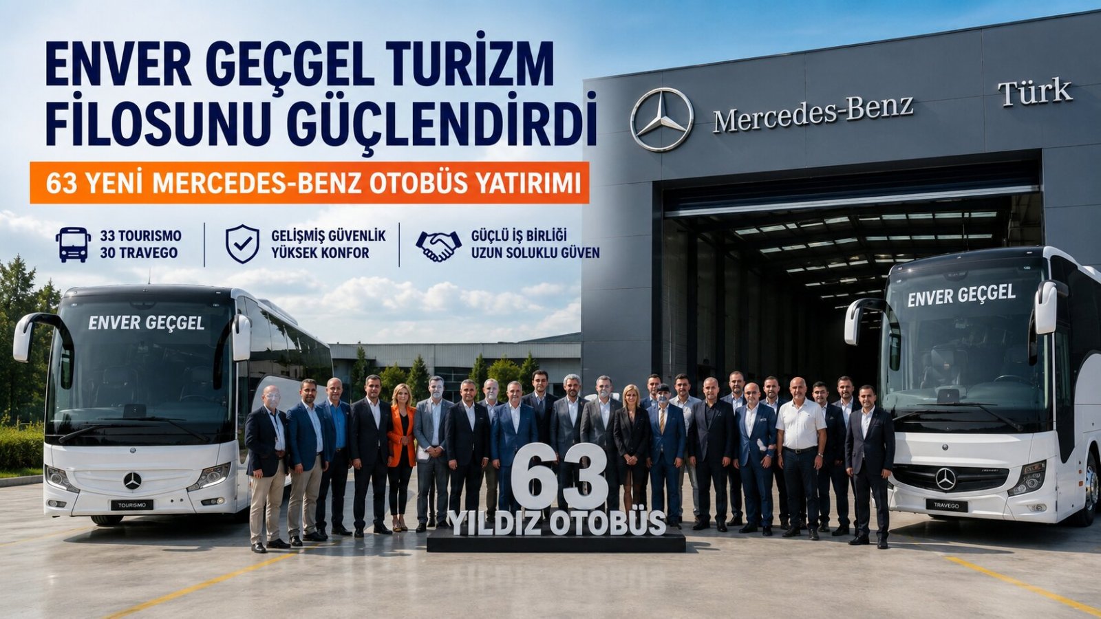 Enver Geçgel Turizm 63 Yıldız Otobüs ile Filosunu Genişletti
