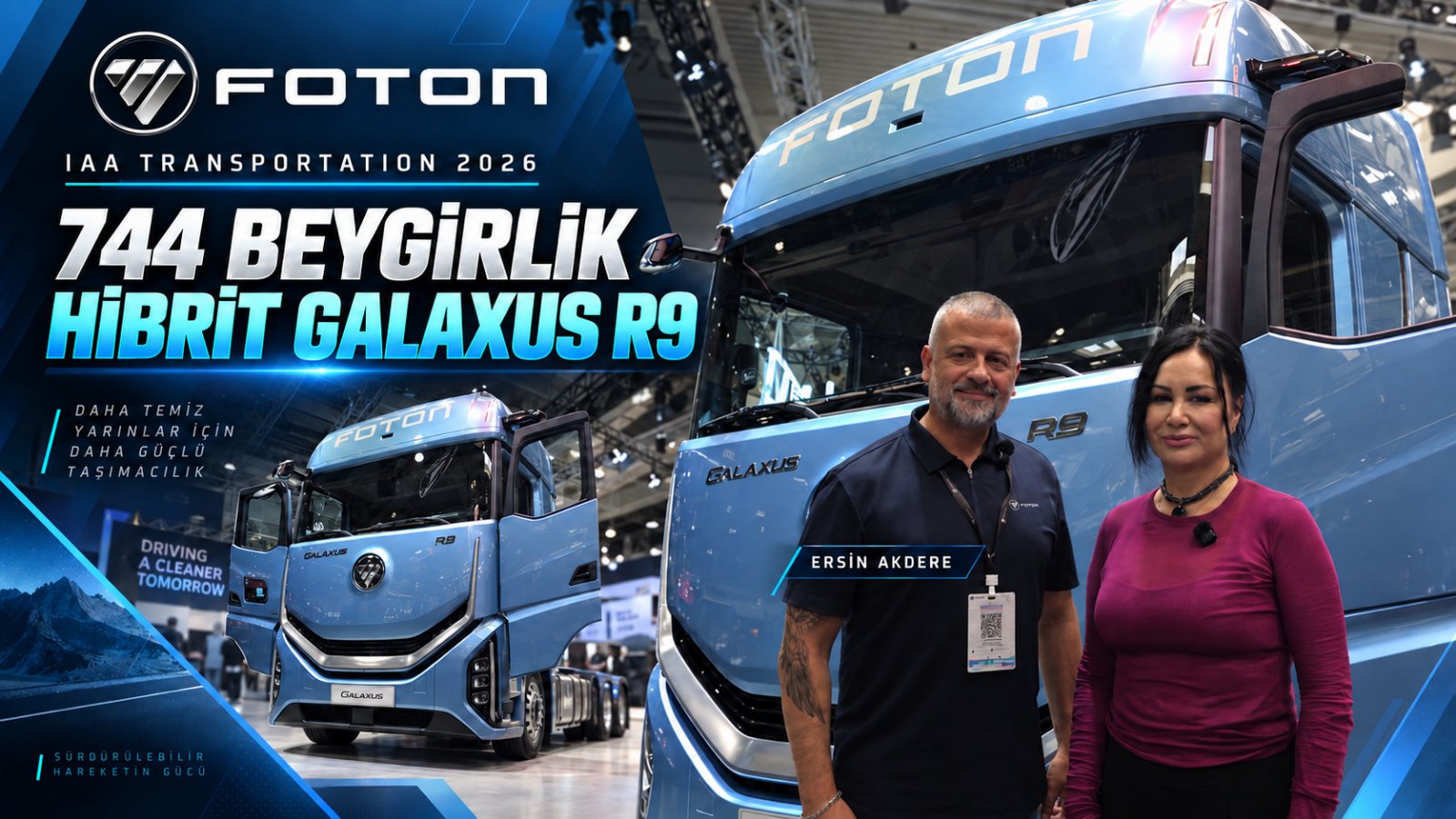 FOTON Galaxus R9: 744 Beygirlik Hibrit Güç