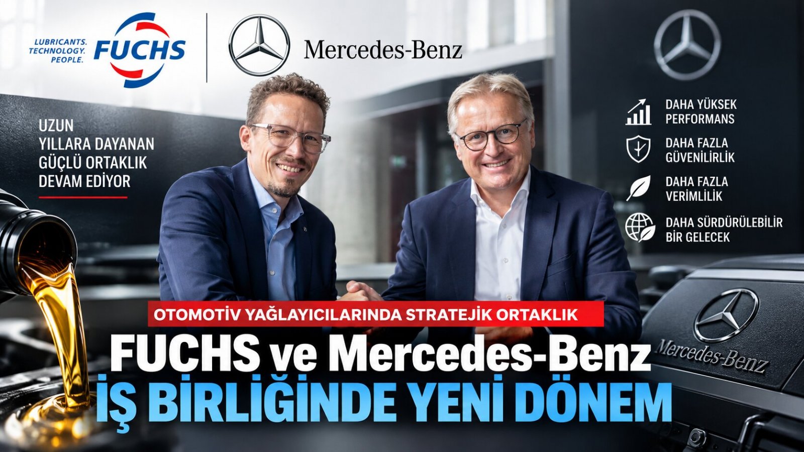 FUCHS ve Mercedes-Benz Stratejik İş Ortaklığını Uzattı