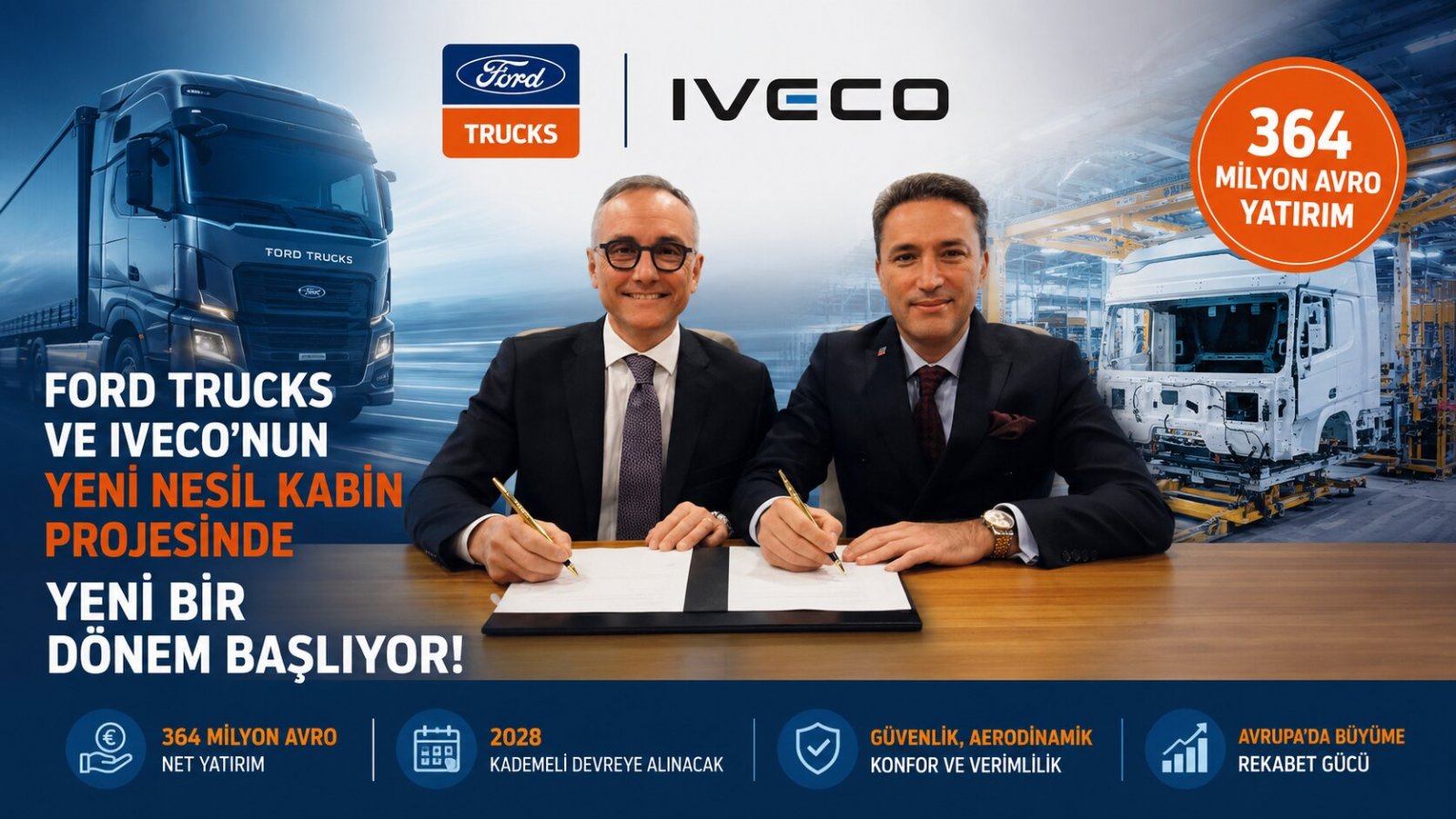 Ford Trucks’tan Yeni Nesil Kabin İçin 364 Milyon Avroluk Yatırım