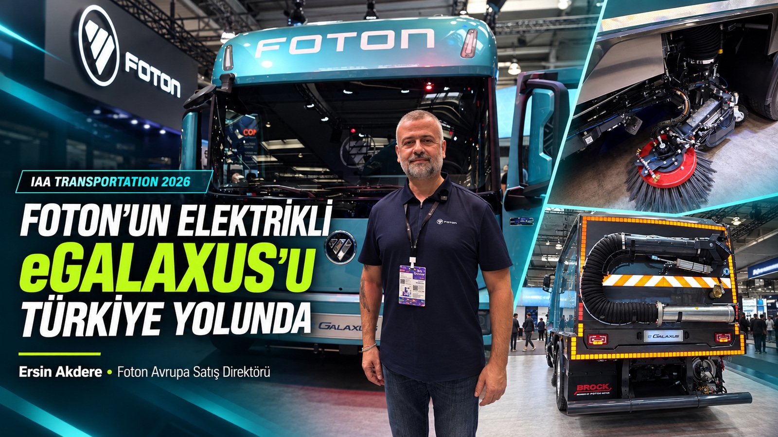 Foton’un Elektrikli eGALAXUS D3 Modeli Türkiye Yolunda