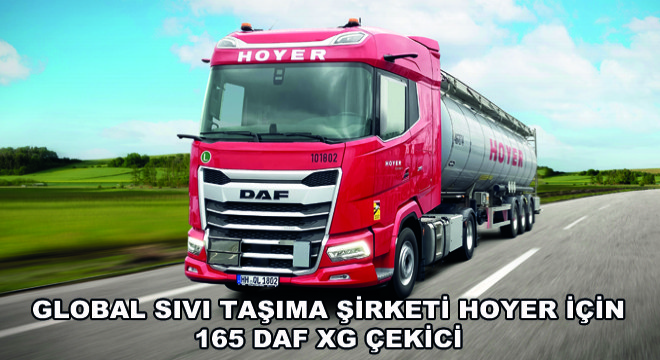 Global Sıvı Taşıma Şirketi HOYER için 165 DAF XG Çekici