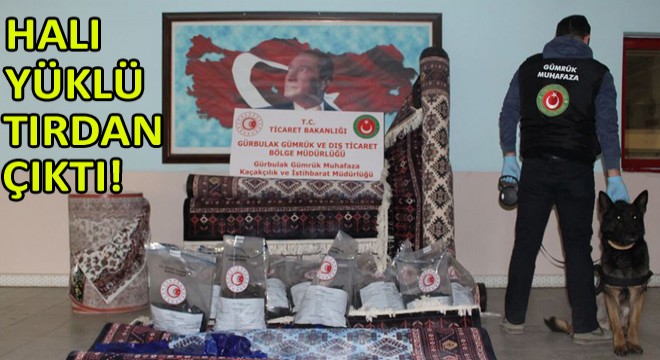 Halıların İçinden 137,5 Kilogram Afyon Sakızı Çıktı