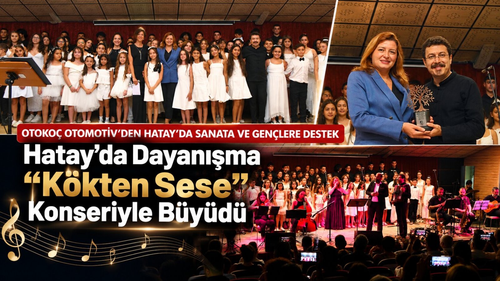 Hatay’da Dayanışma Kökten Sese Konseriyle Büyüdü