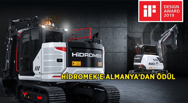 Hidromek e Almanya dan  Ürün Tasarım Ödülü 