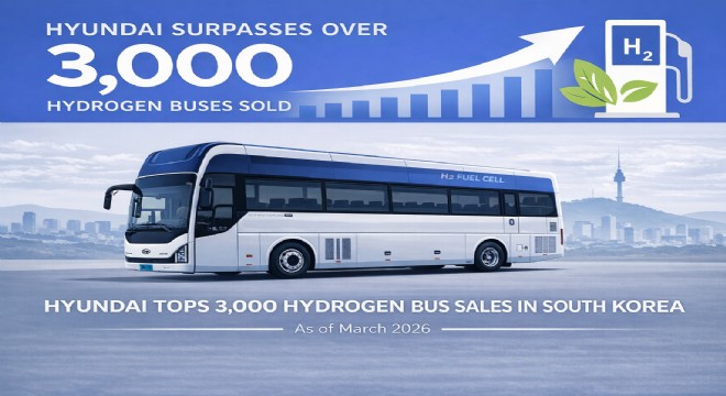Hyundai, hidrojenli otobüs satışında 3 bin adedi aştı