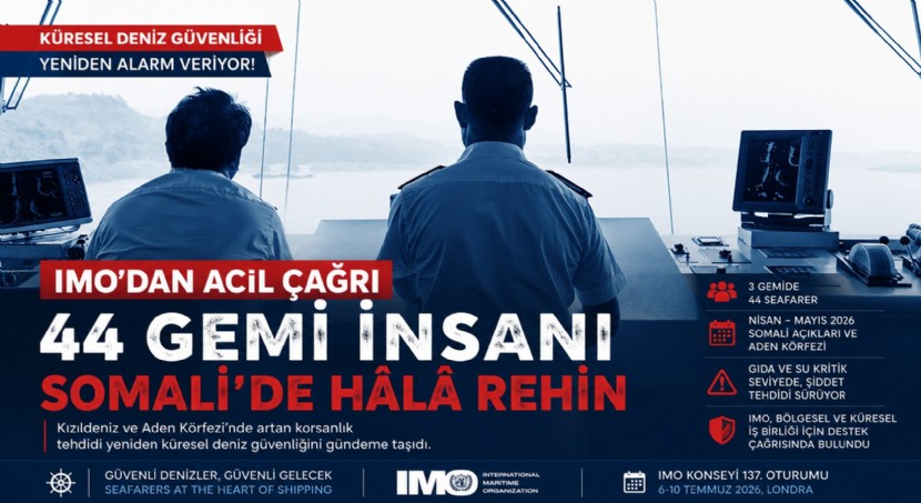IMO'dan Acil Çağrı: Somali'de Rehin Tutulan 44 Gemi İnsanının Serbest Bırakılması İsteniyor