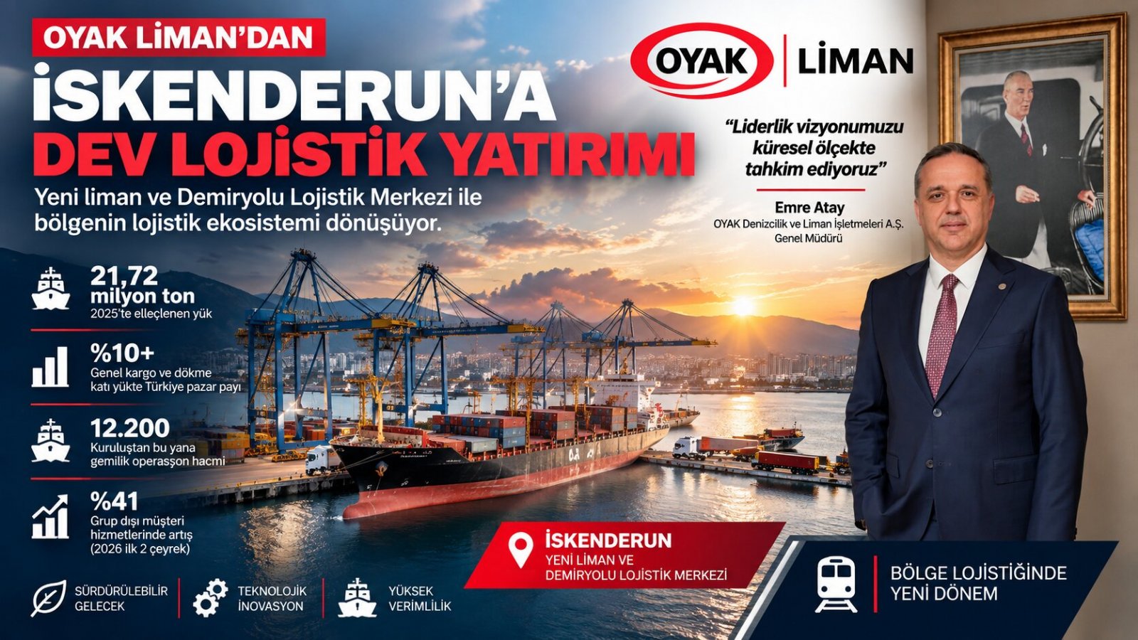 İSKENDERUN LOJİSTİĞİNDE YENİ YATIRIM HAMLESİ