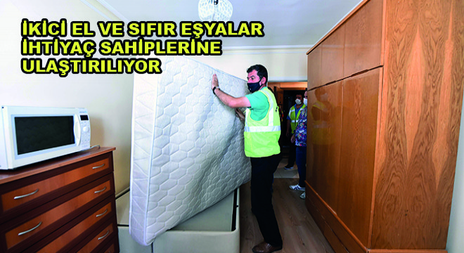 İkici El ve Sıfır Eşyalar İhtiyaç Sahiplerine Ulaştırılıyor