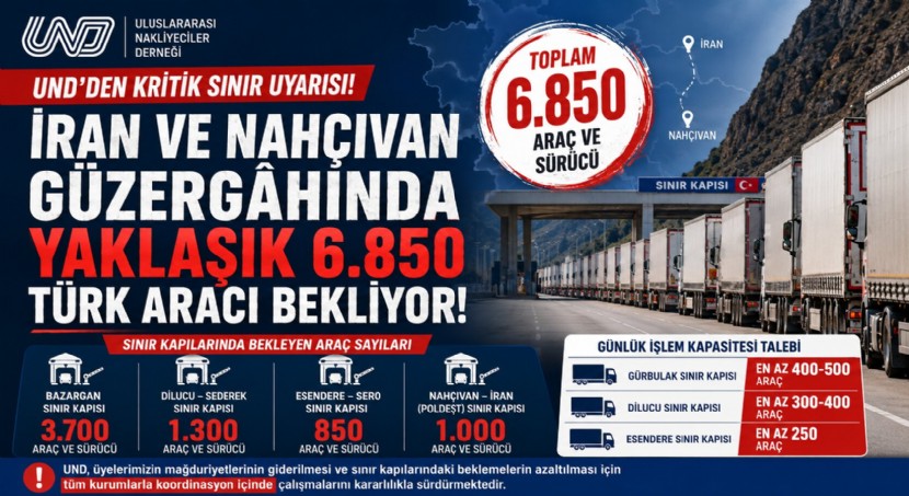 İran Dönüşünde Alarm! UND, Sınır Kapılarındaki Beklemelere Dikkat Çekti