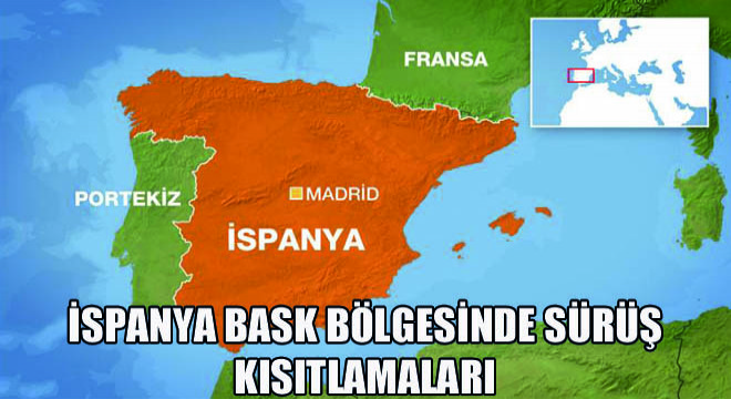 İspanya Bask Bölgesinde Sürüş Kısıtlamaları