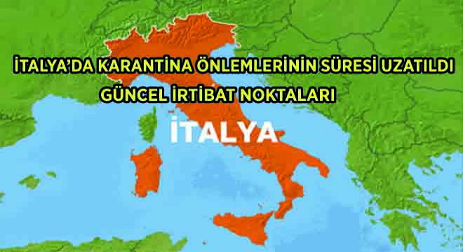 İtalya daki Güncel İrtibat Noktaları