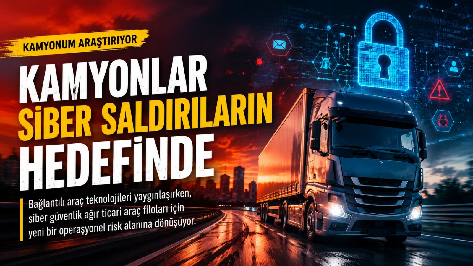 Kamyonlar Artık Siber Saldırıların da Hedefinde
