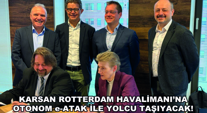 Karsan Rotterdam Havalimanı’na Otonom e-ATAK ile Yolcu Taşıyacak!