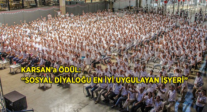 Karsan a Sosyal Diyalog Ödülü