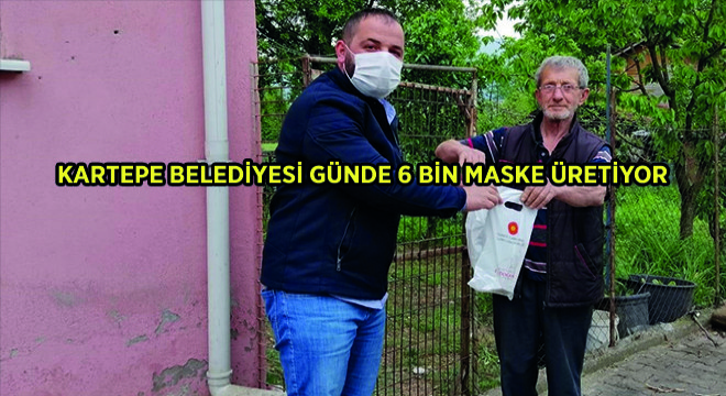 Kartepe Belediyesi Günde 6 Bin Maske Üretiyor