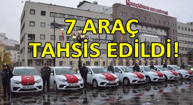 Keçiören İlçe Emniyet Müdürlüğü ne 7 Araç Tahsis Edildi