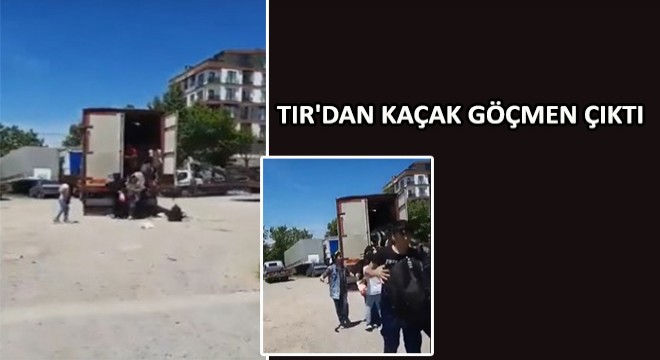 Kocaeli de Tır dan Kaçak Göçmen Çıktı