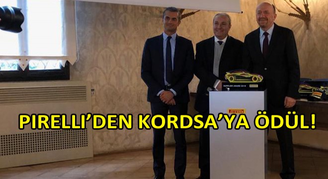 Kordsa’ya Pirelli’den  En İyi Tedarikçi  Ödülü