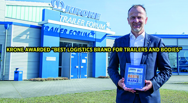 Krone Awarded  Best Logistics Brand For Trailers And Bodies
