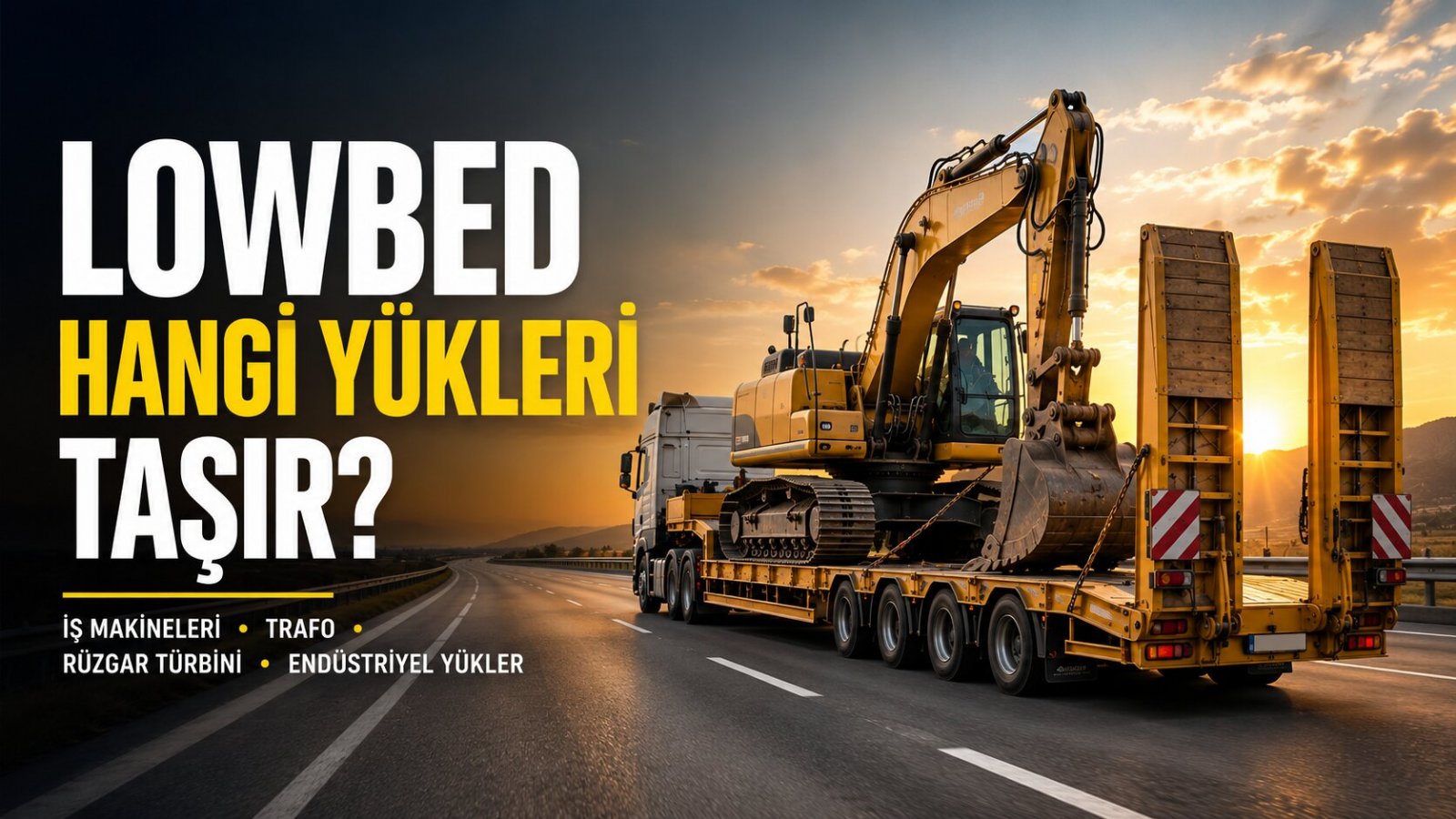 Lowbed Dorseler ile Hangi Tür Yükler Taşınabilir? Ağır Nakliye Rehberi