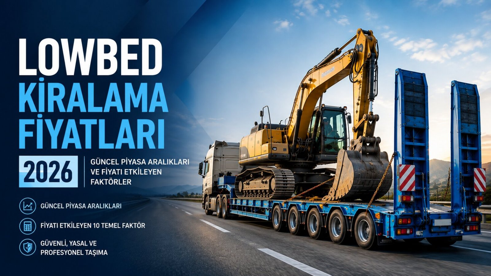 Lowbed Kiralama Fiyatları 2026: Güncel Piyasa Aralıkları ve Fiyatı Etkileyen Faktörler