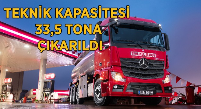 Mercedes-Benz 8x2 ADR’li Kamyonların Kapasitesi 33,5 Tona Çıkarıldı