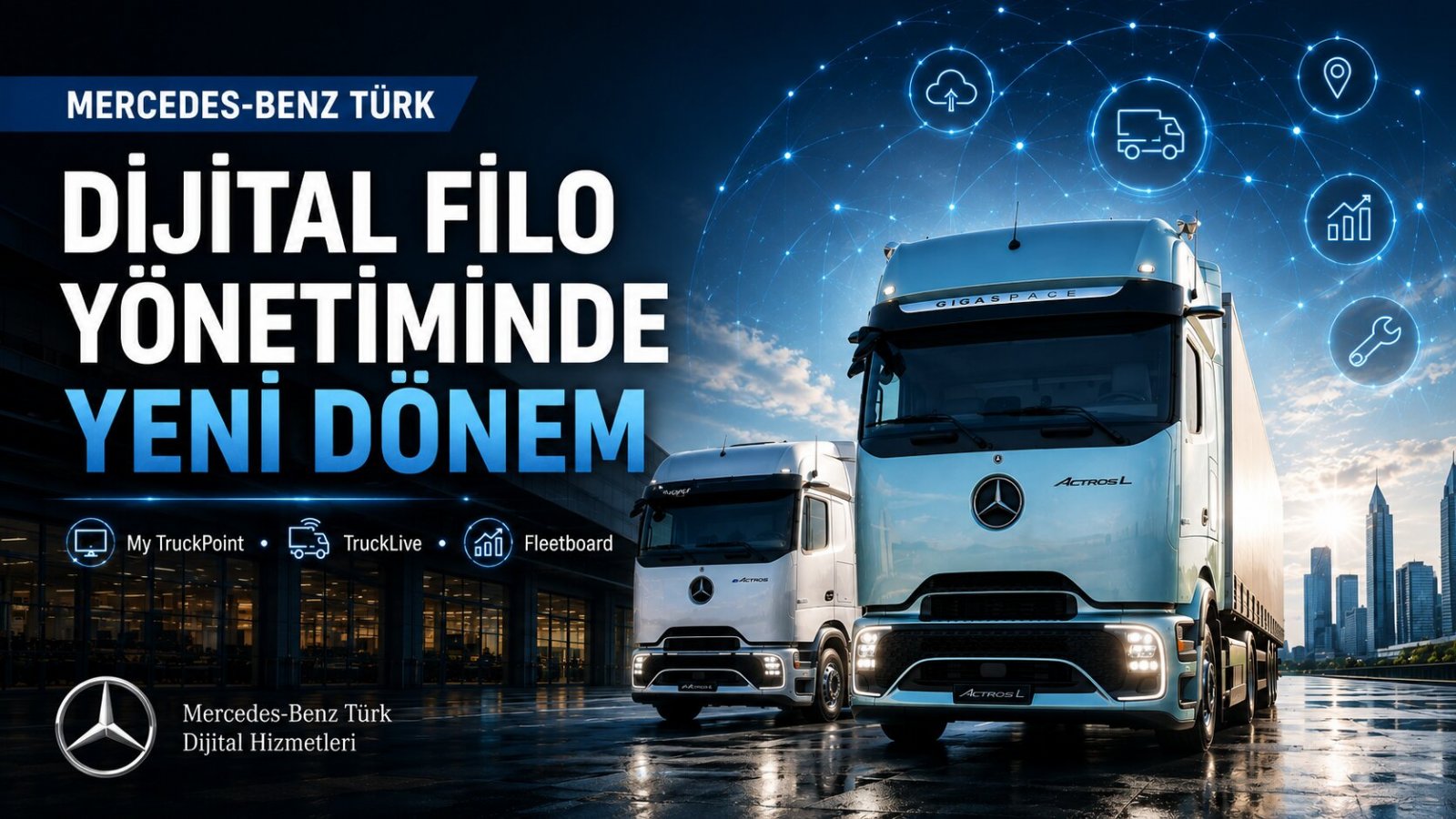 Mercedes-Benz Türk Dijital Hizmetleriyle Filo Yönetiminde Yeni Dönem Başlatıyor