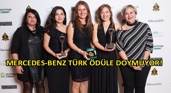 Mercedes-Benz Türk e 2 Stevie Ödülü Birden
