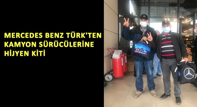 Mercedes-Benz Türk ten Kamyon Sürücülerine Hijyen Kiti