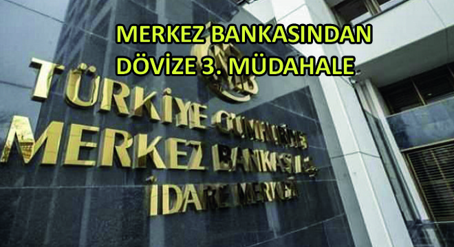 Merkez Bankası Döviz Piyasasına Satış Yönünde Müdahale Etti