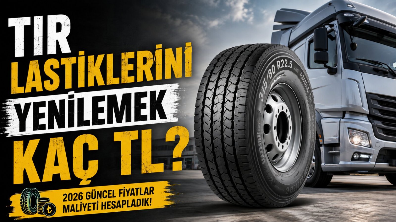 Nakliyecinin Büyük Gideri: Bir TIR'ın Lastiklerini Yenilemek 2026'da Kaç TL?