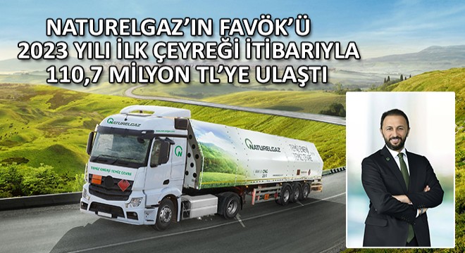 Naturelgaz’ın FAVÖK’ü 2023 Yılı İlk Çeyreği İtibarıyla  110,7 Milyon TL’ye Ulaştı