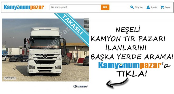 Neşeli Kamyon Tır Pazarı İlanlarını Başka Yerde Arama! Kamyonumpazar a tıkla