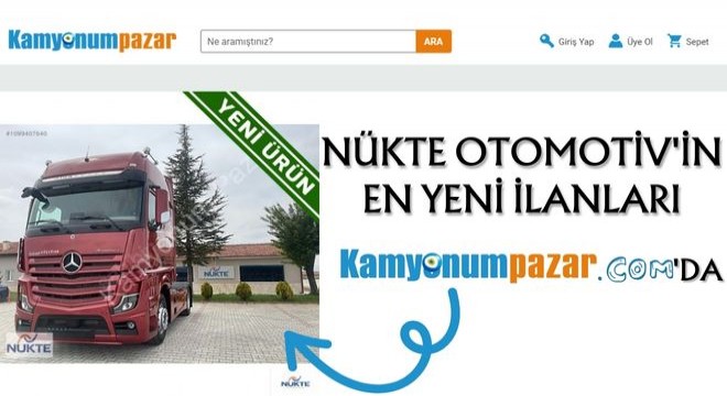 Nükte Otomotiv in En Yeni İlanları Kamyonumpazar.com da