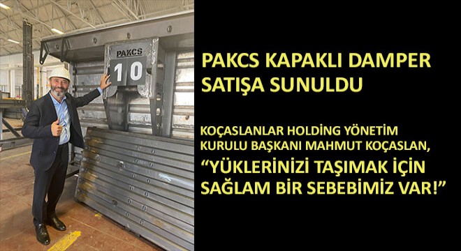 PAKCS Kapaklı Damper Satışa Sunuldu