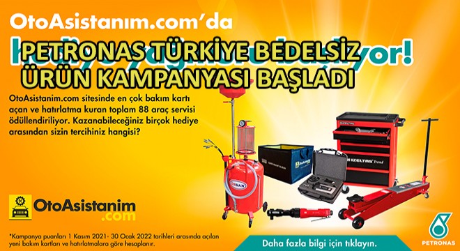 PETRONAS Türkiye Bedelsiz Ürün Kampanyası Başladı