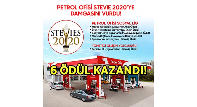 Petrol Ofisi, Stevie Awards’tan 6 Ödül Kazandı