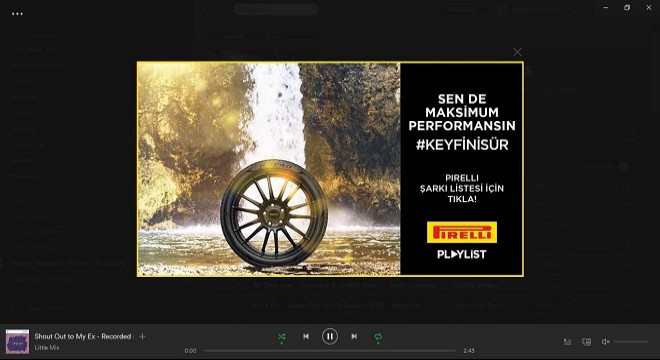 Pirelli Yol Şarkıları Spotify da