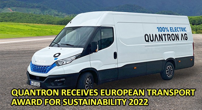 Quantron Receives European Transport Award For Sustainability 2022