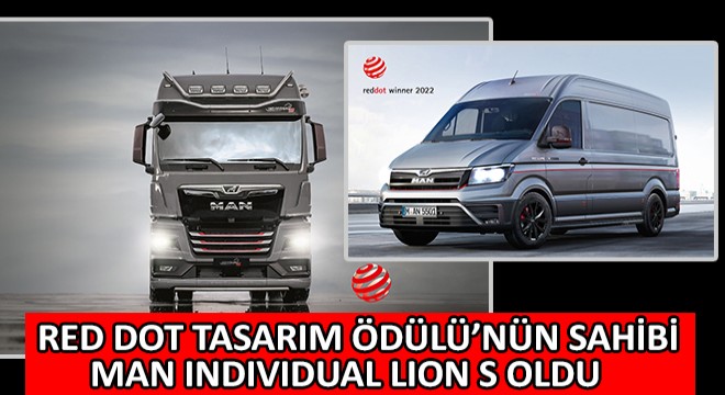 Red Dot Tasarım Ödülü’nün Sahibi, MAN Individual Lion S Oldu