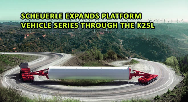 Scheuerle Expands Platform Vehicle Series Through The K25L