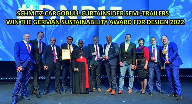 Schmitz Cargobull Curtainsider Semi-Trailers Win The German Sustainability Award for Design 2022