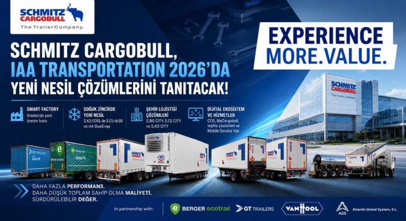 Schmitz Cargobull, IAA Transportation 2026'da Experience More.Value. Vizyonunu Tanıtacak