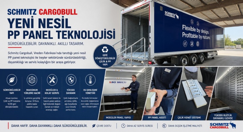 Schmitz Cargobull, Vreden Fabrikası'nda Yeni Nesil PP Panel Teknolojisini Tanıttı