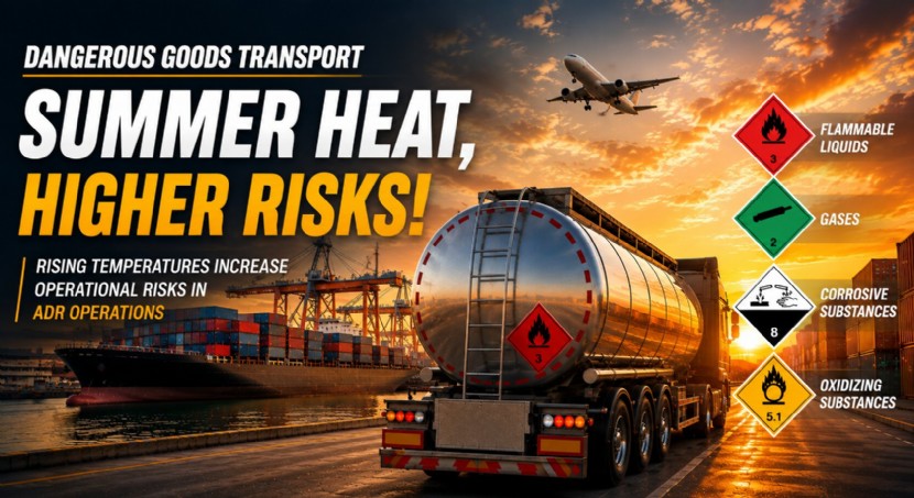 Summer Heat Increases Operational Risks in Dangerous Goods Transportation