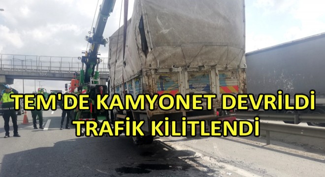 TEM de Kamyonet Devrildi